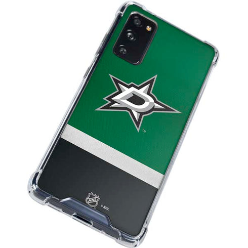 NHL Dallas Stars Jersey Galaxy S20 FE Clear Case